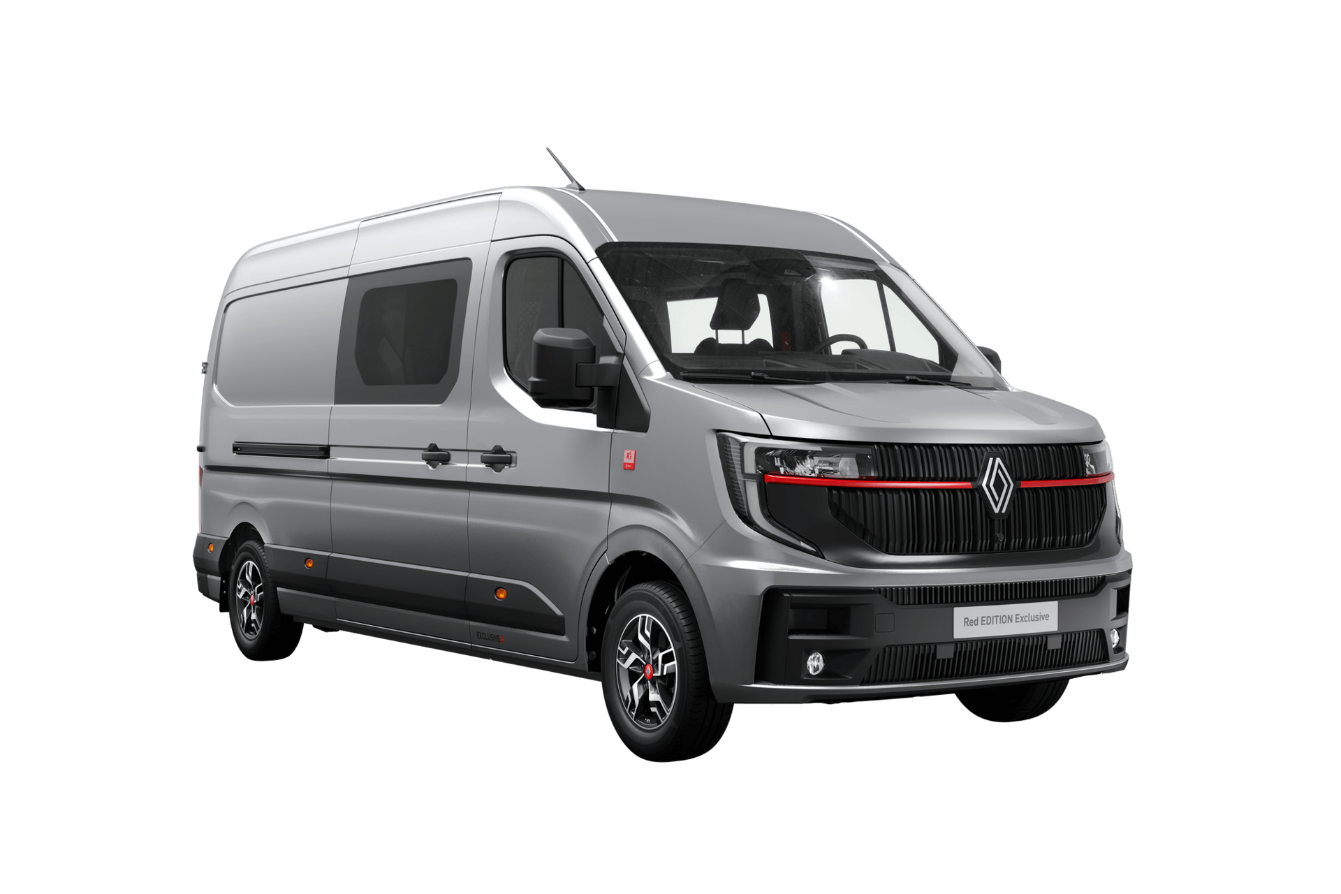 New Renault Trucks Master Red EDITION Exclusive deep cab panel van with stickers as standard