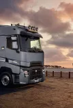 Renault Trucks T High driver enjoys a break