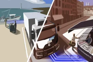 Renault Trucks Z.E Delanchy Illustration