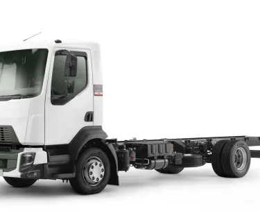 Renault Trucks D, picture taken on a white background