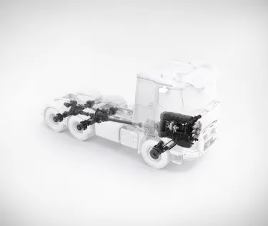 Transparent Renault Trucks K with a focus on the powertrain (DE13R)